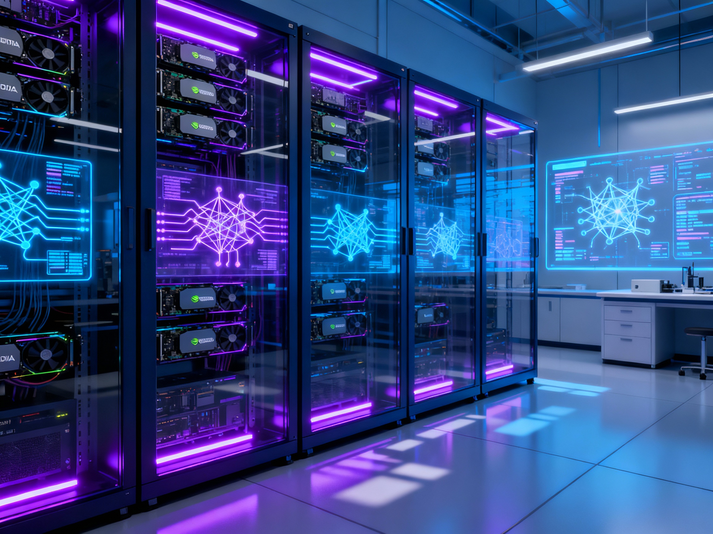 AI Research Lab with NVIDIA GPU Infrastructure